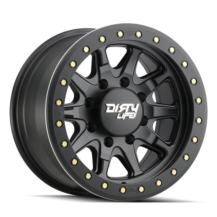 Dirty Life Race Wheels DT-2 9304 Simulated Beadlock Wheel in Matte